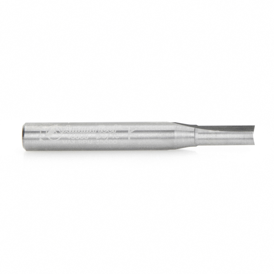 43808 Solid Carbide Straight Plunge 3/16 Dia x 1/2 x 1/4 Inch Shank Router Bit