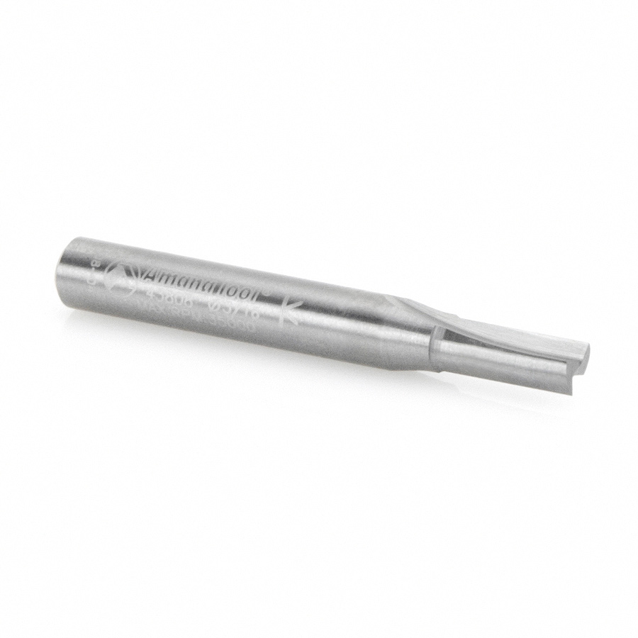 43808 Solid Carbide Straight Plunge 3/16 Dia x 1/2 x 1/4 Inch Shank Router Bit