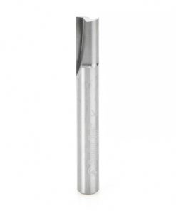 43812 Solid Carbide Straight Plunge 1/4 Dia x 1/2 x 1/4 Inch Shank Router Bit