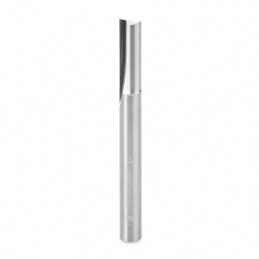 43820 Solid Carbide Straight Plunge 1/4 Dia x 3/4 x 1/4 Inch Shank Router Bit