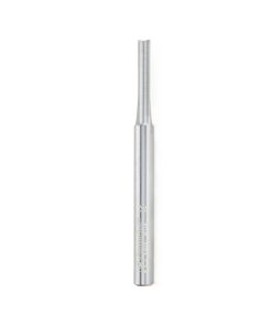43828 Solid Carbide Straight Plunge 1/4 Dia x 1 Inch x 1/4 Shank Router Bit