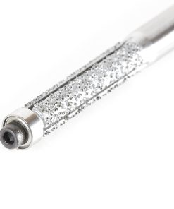 44102 Fiberglass Carbon Fiber and Composite Cutting Diamond Coated Flush Trim Grit with Ball Bearing 1/4 Dia x 1 x 1/4 Inch Shank