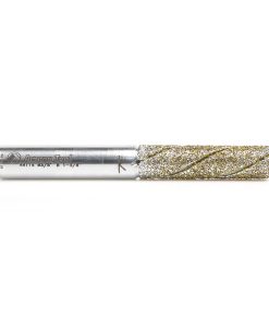 44114 Diamond Grit Alloy Steel End Mill Coated with Electro Plated Diamonds 3/8 Dia x 1-3/8 x 3/8 Shank Down-Cut