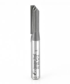 45106 Carbide Tipped Straight Plunge Single Flute High Production 1/4 Dia x 3/4 x 1/4 Inch Shank