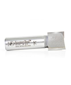45181 Carbide Tipped Straight Plunge High Production / Mortising 3/4 Dia x 5/8 x 1/2 Inch Shank