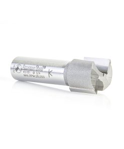 45181 Carbide Tipped Straight Plunge High Production / Mortising 3/4 Dia x 5/8 x 1/2 Inch Shank