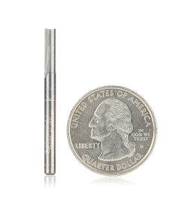 45199 Solid Carbide Straight Plunge High Production 1/8 Dia x 7/16 x 1/8 inch Shank Router Bit