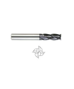 YG1-93093 - 1/16 x 1/8 x 3/16 x 1-1/2 - 4 Flute Regular Length X-Power Carbide
