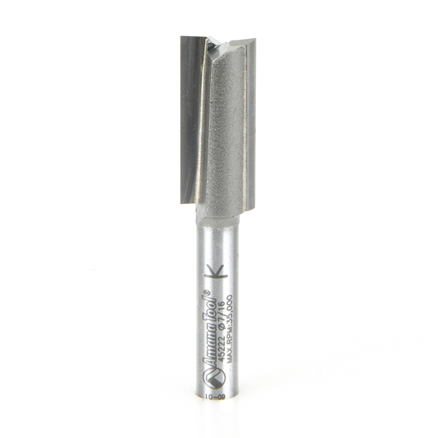 45222 Carbide Tipped Straight Plunge High Production 7/16 Dia x 1 Inch x 1/4 Shank