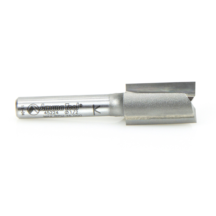 45224 Carbide Tipped Straight Plunge High Production 1/2 Dia x 3/4 x 1/4 Inch Shank
