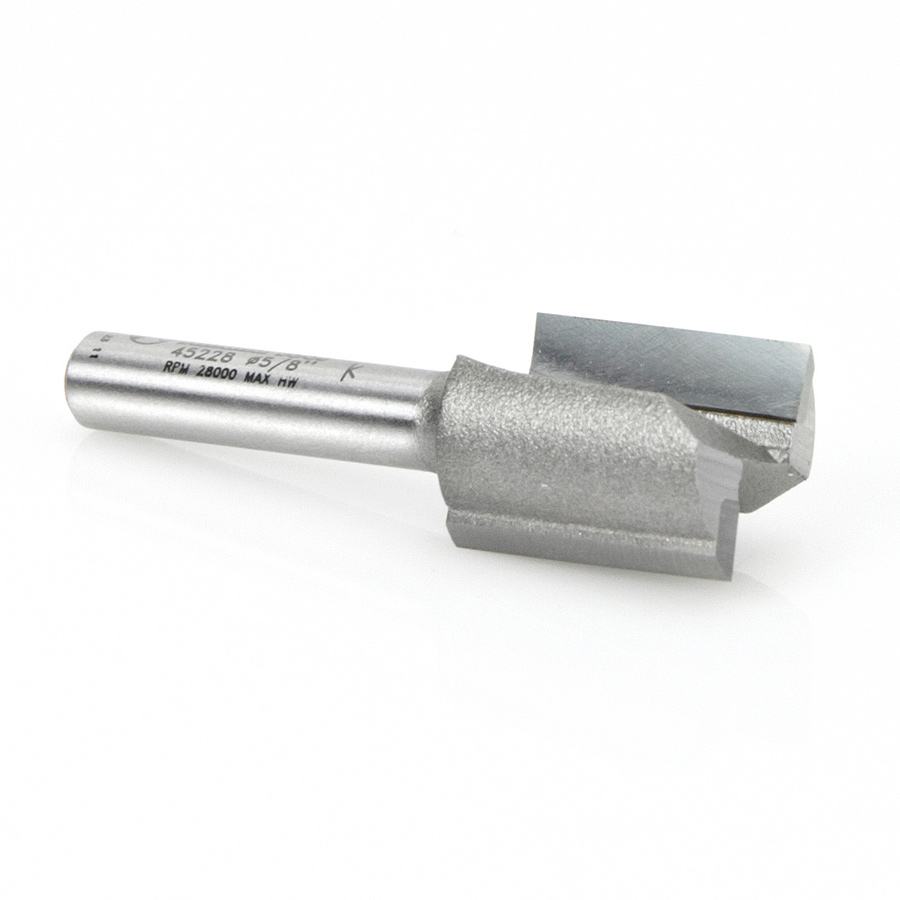 45228 Carbide Tipped Straight Plunge High Production 5/8 Dia x 3/4 x 1/4 Inch Shank