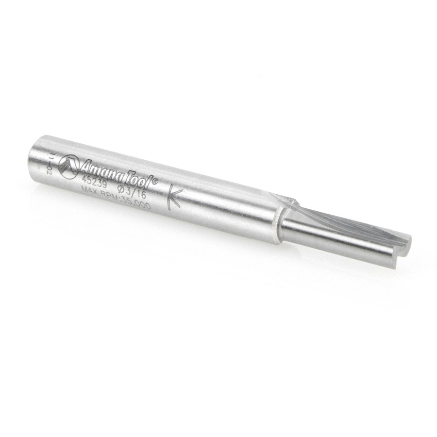 45239 Carbide Tipped Straight Plunge High Production 3/16 Dia x 5/8 x 1/4 Inch Shank
