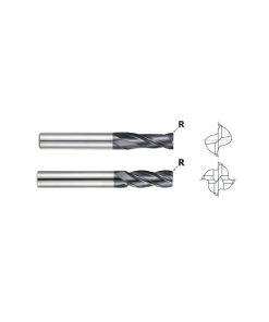 YG1-93595 - 7/16 x 7/16 x 1 x 4 R.020 - 4 Flute Regular Length Corner Radius X-Power Carbide