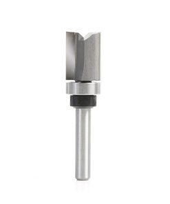 45361 Carbide Tipped Flush Trim Plunge Template 9/16 Dia x 3/4 Inch x 1/4 Shank with Upper BB