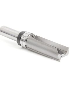 45366 Carbide Tipped Flush Trim Plunge Template 3/4 Dia x 2 x 1/2 Inch Shank with 2 Upper Ball Bearings