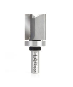 45367 Carbide Tipped Flush Trim Plunge Template 1-1/4 Dia x 1-1/2 Inch x 1/2 Shank with Upper BB
