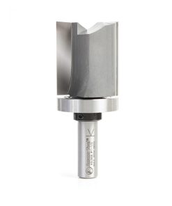 45368 Carbide Tipped Flush Trim Plunge Template 1-1/2 Dia x 1-3/4 Inch x 1/2 Shank with Upper BB