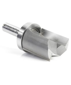 45368 Carbide Tipped Flush Trim Plunge Template 1-1/2 Dia x 1-3/4 Inch x 1/2 Shank with Upper BB