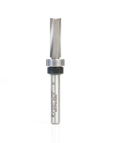 45371 Carbide Tipped Flush Trim Plunge Template 5/16 Dia x 1 x 1/4 Inch Shank with Oversized Upper Ball Bearing