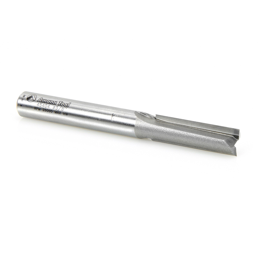 45404 Carbide Tipped Straight Plunge 3/8 Dia x 1-1/4 x 3/8 Shank