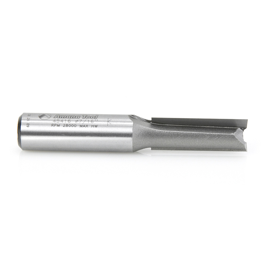 45416 Carbide Tipped Straight Plunge High Production 7/16 Dia x 1-1/4 x 1/2 Inch Shank