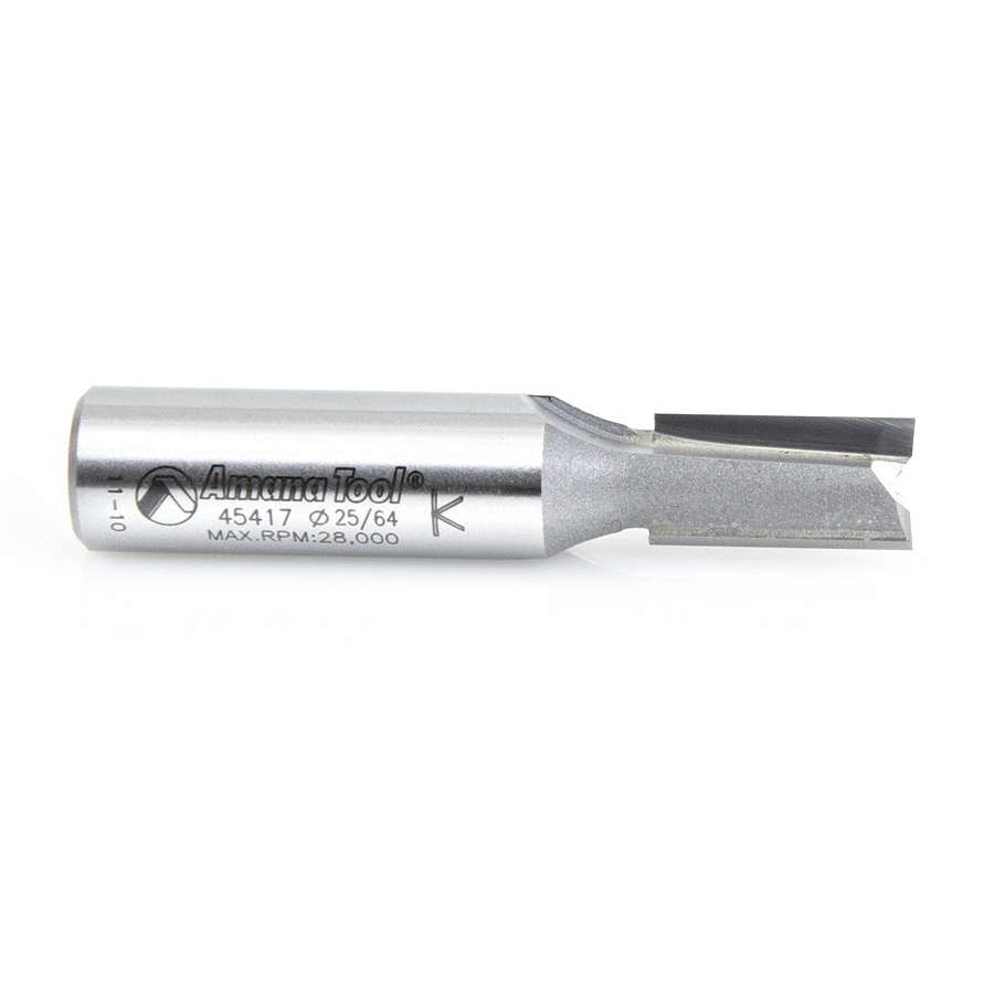 45417 Carbide Tipped Straight Plunge 10mm Dia x 19mm x 1/2 Inch Shank