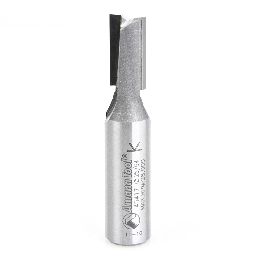 45417 Carbide Tipped Straight Plunge 10mm Dia x 19mm x 1/2 Inch Shank