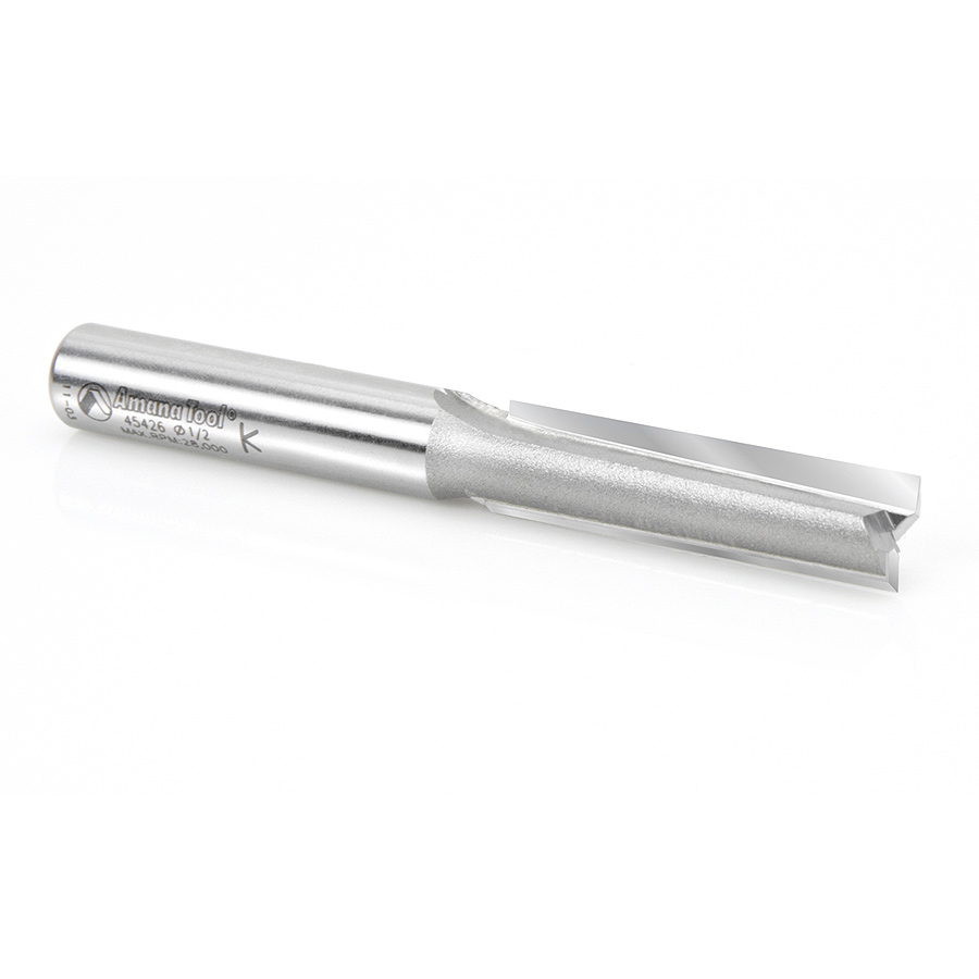 45426 Carbide Tipped Straight Plunge 1/2 Dia x 2 Inch x 1/2 Shank