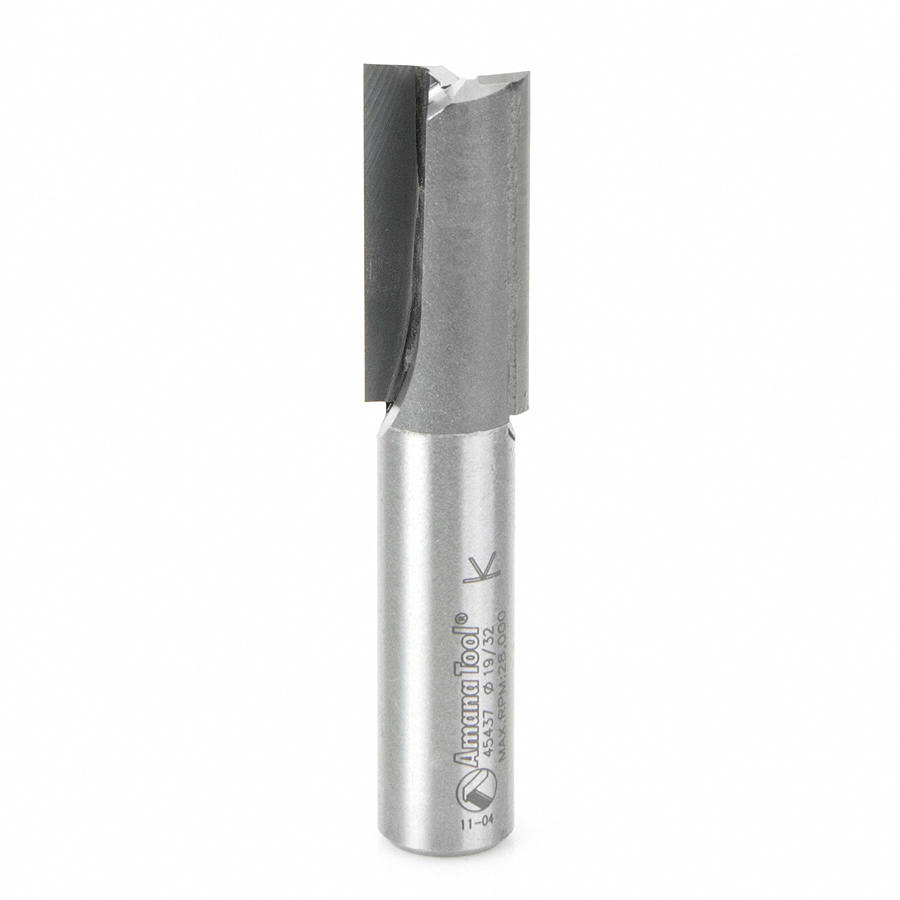 45437 Carbide Tipped Undersized Plywood Dado Plunge 19/32 Dia x 1-1/4 x 1/2Shank for Plywood Thickness 5/8 minus 1/32
