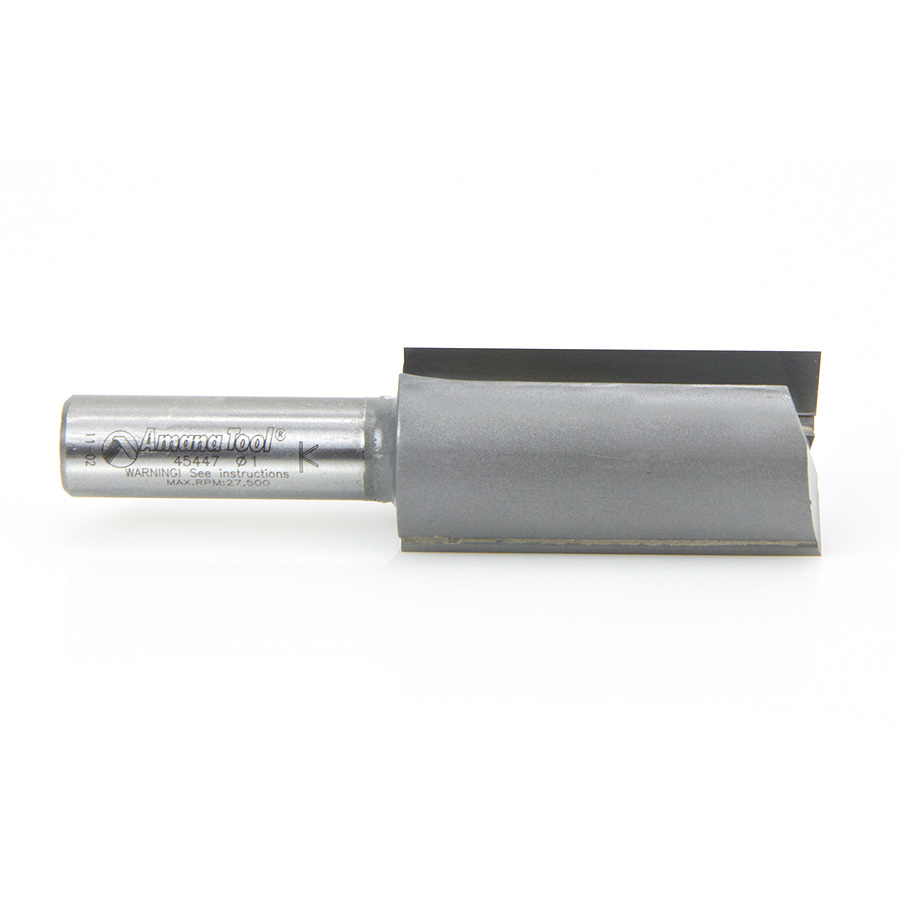 45447 Carbide Tipped Straight Plunge High Production 1 Inch Dia x 2 Inch x 1/2 Shank