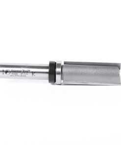 45465 Carbide Tipped Flush Trim Plunge Template 3/4 Dia x 1-3/4 x 1/2 Inch Shank with Upper BB