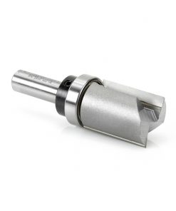 45468 Carbide Tipped Flush Trim Plunge Template 1-1/8 Dia x 1-1/2 x 1/2 Inch Shank with Upper BB