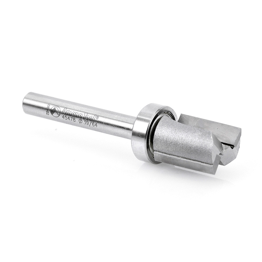 45478 Carbide Tipped Straight Plunge .615 Dia x 3/4 x 1/4 Inch Shank with Upper BB