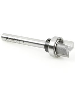 45484 Carbide Tipped Flush Trim Plunge Template 1/2 Dia x 3/8 x 1/4 Inch Shank with Oversized Upper Ball Bearing