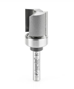 45485 Carbide Tipped Flush Trim Plunge Template 3/4 Dia x 3/4 x 1/4 Inch Shank with Upper BB