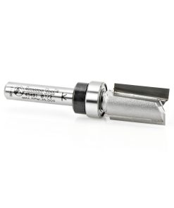 45491 Carbide Tipped Flush Trim Plunge Template 1/2 Dia x 3/4 x 1/4 Inch Shank with Upper BB