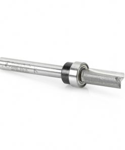 45495 Carbide Tipped Flush Trim Plunge Template 5/16 Dia x 3/4 x 1/4 Inch Shank with Oversized Upper Ball Bearing