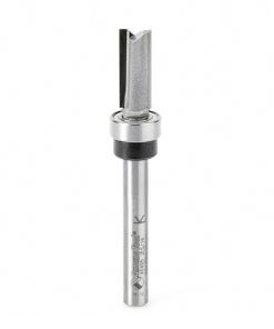 45495 Carbide Tipped Flush Trim Plunge Template 5/16 Dia x 3/4 x 1/4 Inch Shank with Oversized Upper Ball Bearing