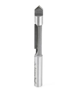 45506 Carbide Tipped Panel Pilot Concave Grind 1/4 Dia x 3/4 x 1/4 Inch Shank Single Flute
