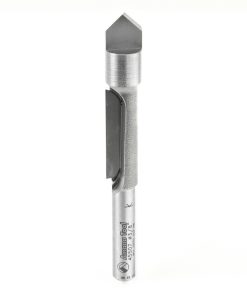 45507 Carbide Tipped Panel Pilot Concave Grind 3/8 Dia x 1 Inch x 1/4 Shank Single Flute