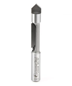 45508 Carbide Tipped Panel Pilot Concave Grind 3/8 Dia x 1 Inch x 3/8 Shank Single Flute