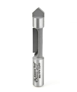 45510 Carbide Tipped Panel Pilot Concave Grind 1/2 Dia x 1-3/16 x 1/2 Inch Shank Single Flute