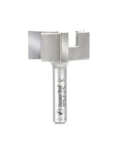 45525 Carbide Tipped Spoilboard Surfacing, Rabbeting, Flycutter, Slab Leveler, Surface Planer & Flattening 1-1/8 Dia x 1/2 x 1/4 Inch Shank Router Bit