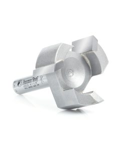 45525 Carbide Tipped Spoilboard Surfacing, Rabbeting, Flycutter, Slab Leveler, Surface Planer & Flattening 1-1/8 Dia x 1/2 x 1/4 Inch Shank Router Bit