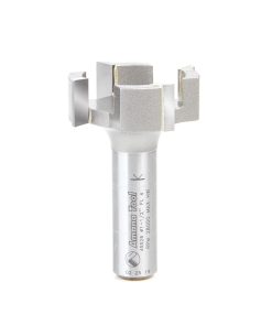 45526 Carbide Tipped Spoilboard Surfacing, Rabbeting, Flycutter, Slab Leveler, Surface Planer & Flattening 1-1/2 Dia x 1/2 x 1/2 Inch Shank Router Bit