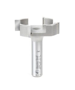 45527 Carbide Tipped Spoilboard Surfacing, Rabbeting, Flycutter, Slab Leveler, Surface Planer & Flattening 2 Dia x 1/2 x 1/2 Inch Shank Router Bit
