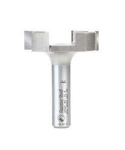 45527 Carbide Tipped Spoilboard Surfacing, Rabbeting, Flycutter, Slab Leveler, Surface Planer & Flattening 2 Dia x 1/2 x 1/2 Inch Shank Router Bit