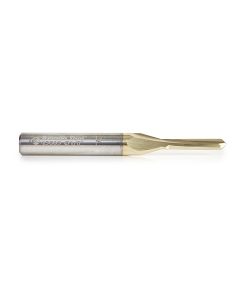 45609 "Zero-Point" 90 Degree V-Groove and Engraving 1/8 Dia x 1/16 x 1/4 Shank ZrN Coated Router Bit