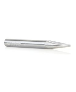 45627 Solid Carbide V Groove Engraving 15 Deg x 1/4 Dia x 21/32 x 1/4 Inch Shank
