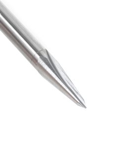 45628 Solid Carbide V Groove Engraving 15 Deg x 1/4 Dia x 0.666